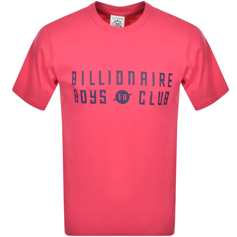 Alternative Image for ProductBillionaire Boys Club EU Logo T Shirt Pink1